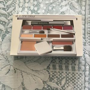 Clinique Exclusive All-  in- One Colour compact shrink wrapped from store.